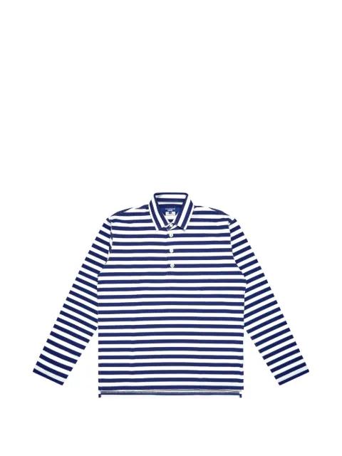 striped long-sleeve polo shirt by JUNYA WATANABE