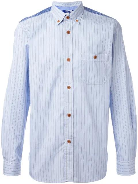 striped panel shirt by JUNYA WATANABE