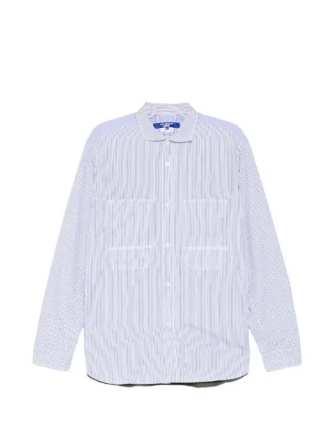 vertical-stripe patch-pocket shirt by JUNYA WATANABE