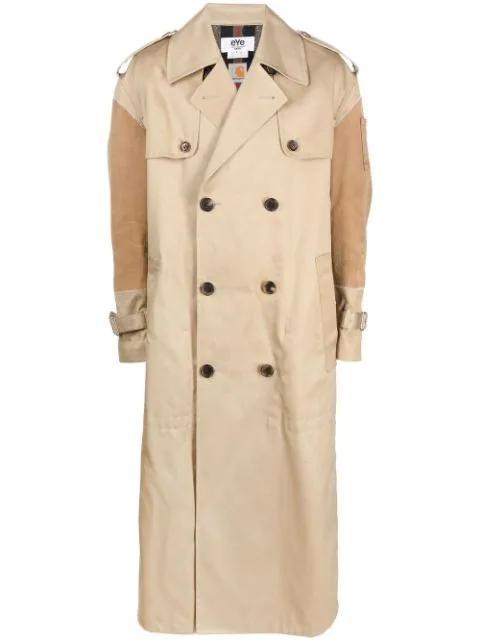x Carharrt panelled trench coat by JUNYA WATANABE
