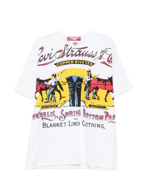 x Levi`s graphic-print T-shirt by JUNYA WATANABE