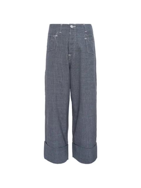 x Levi's cuffed pocket wool trousers by JUNYA WATANABE