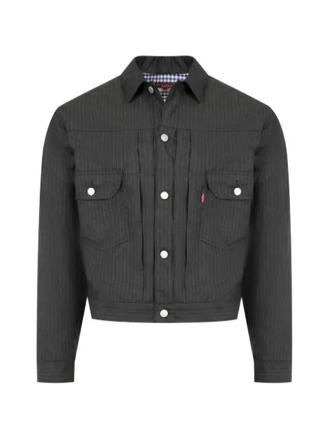 x Levi's pinstripe overshirt by JUNYA WATANABE