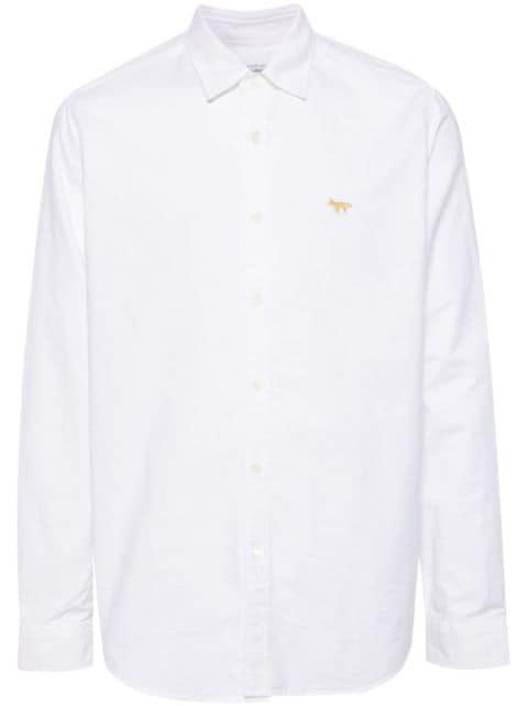 x Maison Kitsuné logo-embroidered shirt by JUNYA WATANABE