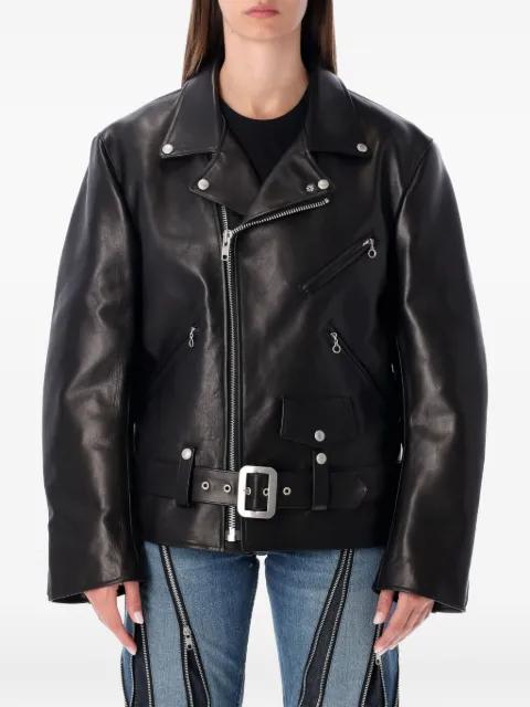 zip biker jacket by JUNYA WATANABE