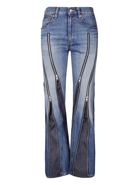 zip-detail jeans by JUNYA WATANABE