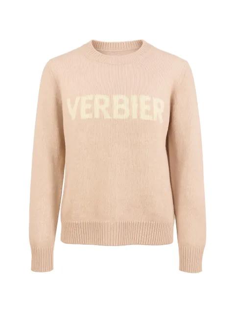 graphic crew-neck sweater by JURTA