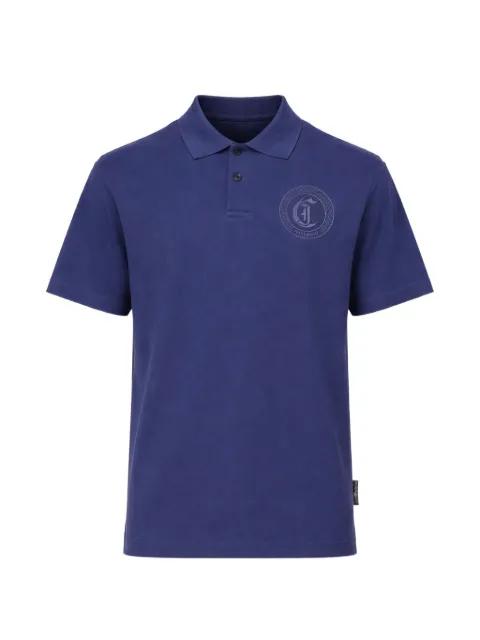 JC Monogram embroidery polo shirt by JUST CAVALLI