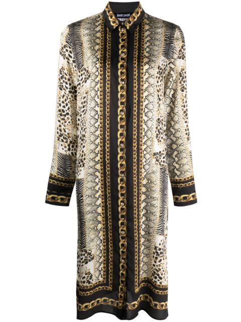 animal-print dress by JUST CAVALLI