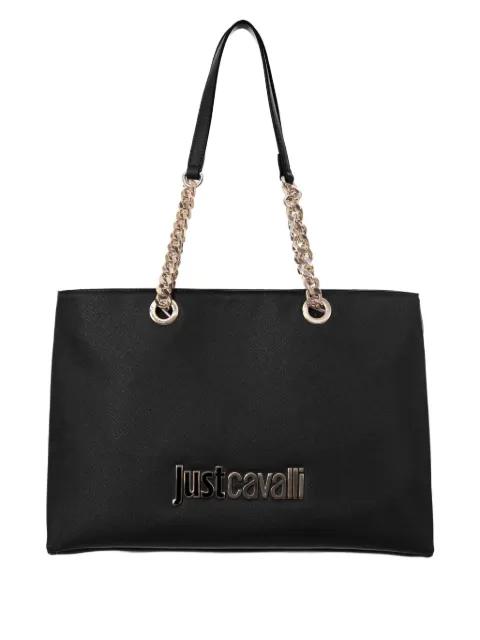 chain logo tote bag by JUST CAVALLI