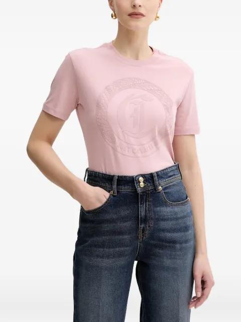 crew-neck embossed-logo T-shirt by JUST CAVALLI