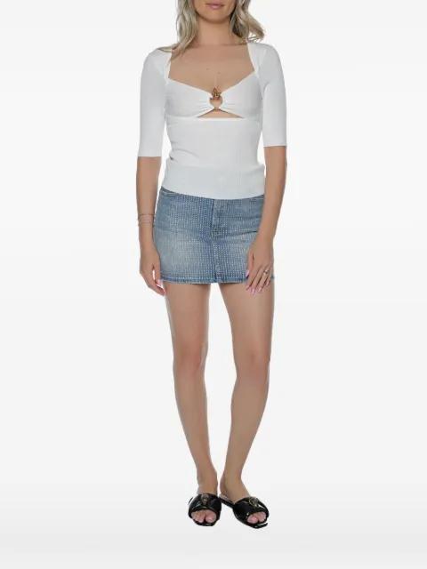 cut-out ribbed jersey by JUST CAVALLI