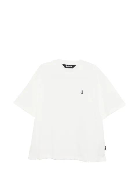 embroidered floral T-shirt by JUST CAVALLI