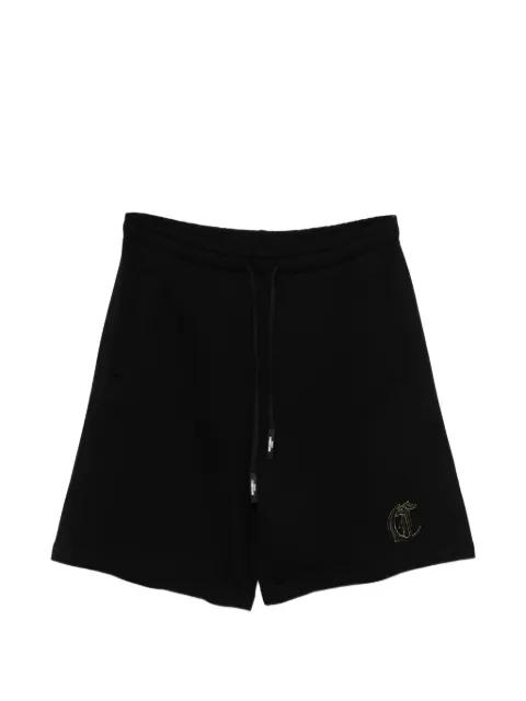 embroidered track shorts by JUST CAVALLI