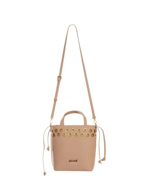 eyelet-detail bucket bag by JUST CAVALLI