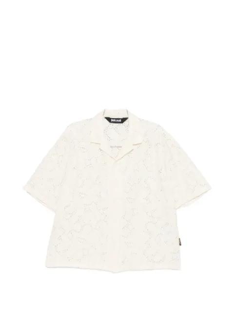 eyelet shirt by JUST CAVALLI