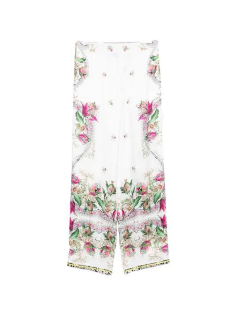 floral palazzo pants by JUST CAVALLI
