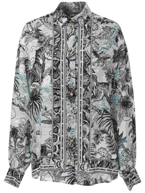 floral-print shirt by JUST CAVALLI