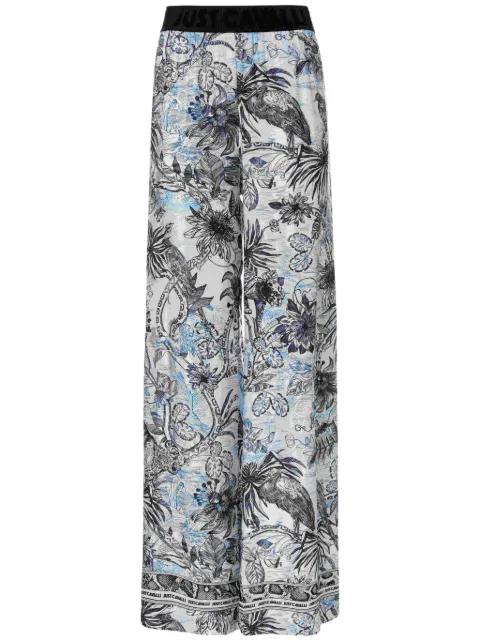 floral-print trousers by JUST CAVALLI