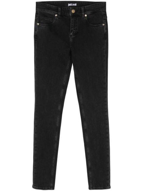 fringed detail skinny jeans by JUST CAVALLI