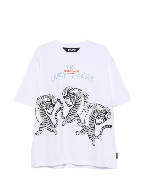 graphic-print T-shirt by JUST CAVALLI