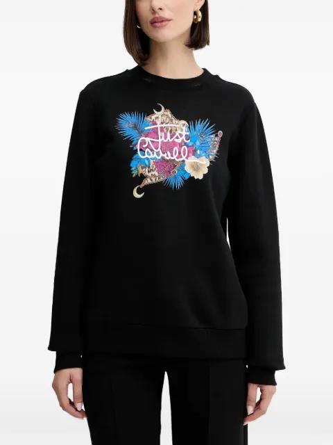graphic-print sweatshirt by JUST CAVALLI