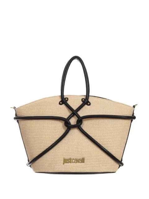 knot-detail tote bag by JUST CAVALLI