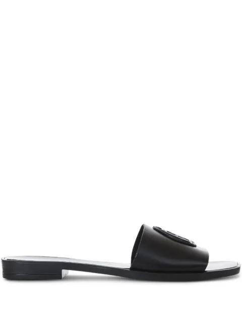 leather slippers by JUST CAVALLI