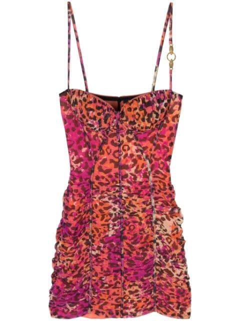 leopard-print dress by JUST CAVALLI