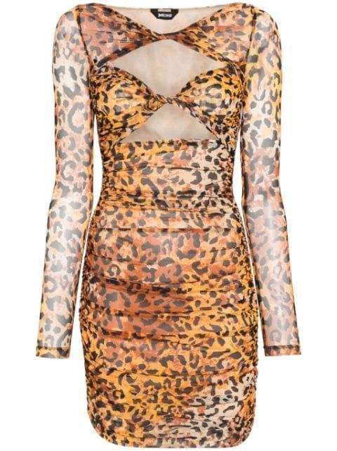 leopard-print dress by JUST CAVALLI
