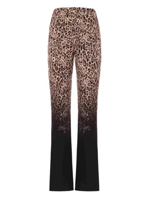 leopard-print gradient  trousers by JUST CAVALLI