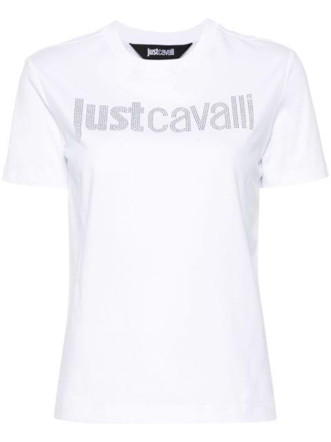logo-embellished cotton T-shirt by JUST CAVALLI