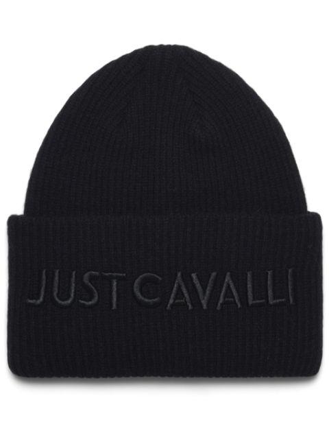 logo-embroidered beanie hat by JUST CAVALLI