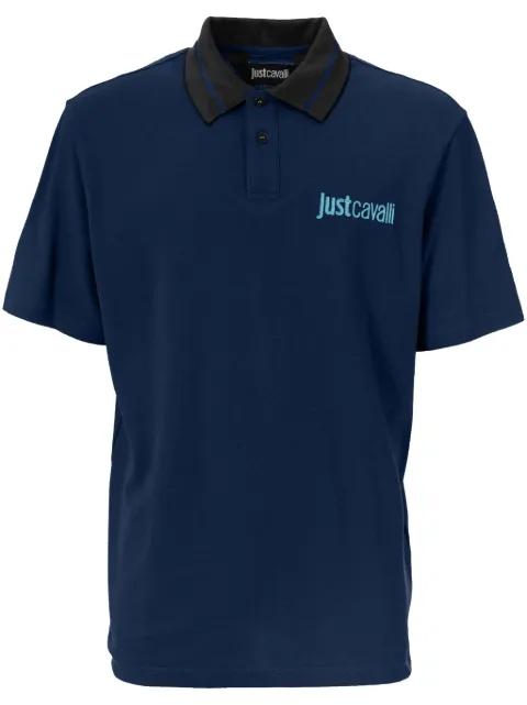 logo-embroidered polo shirt by JUST CAVALLI