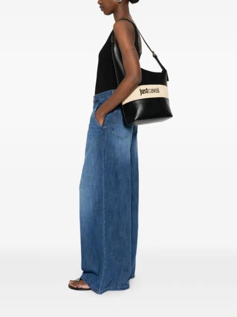 logo-lettering shoulder bag by JUST CAVALLI