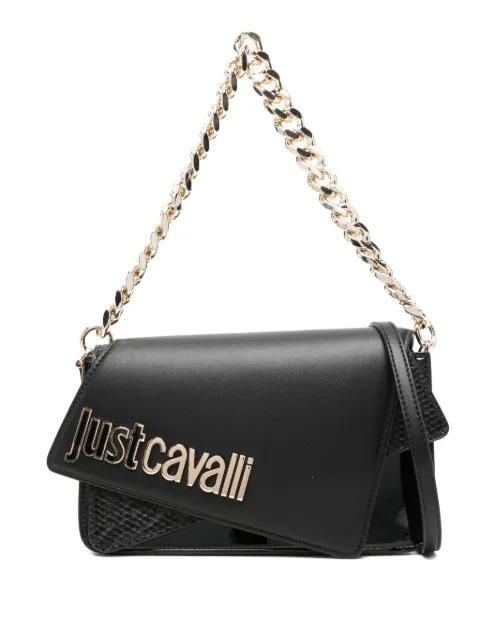logo-lettering shoulder bag by JUST CAVALLI