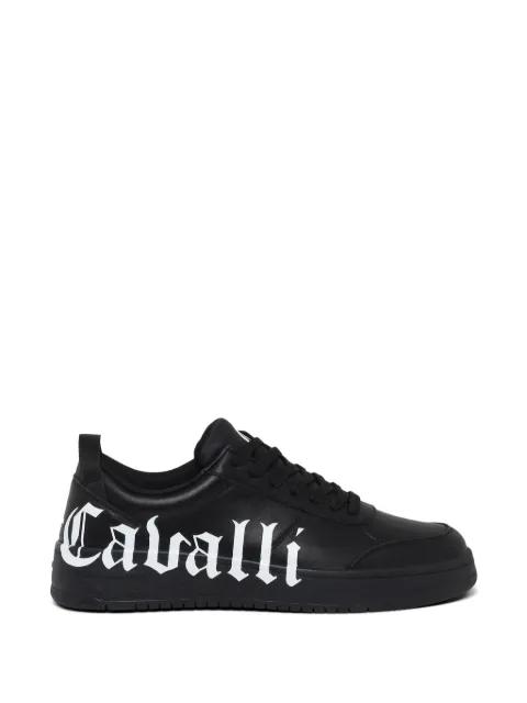logo-lettering sneakers by JUST CAVALLI