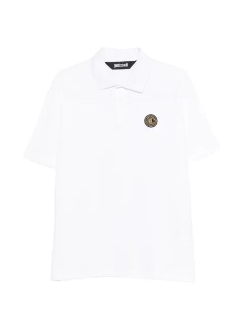 logo-patch polo shirt by JUST CAVALLI