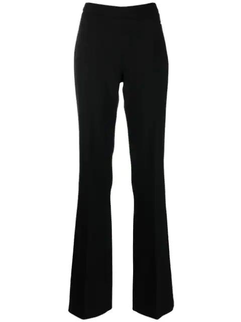 logo-plaque flared tailored trousers by JUST CAVALLI
