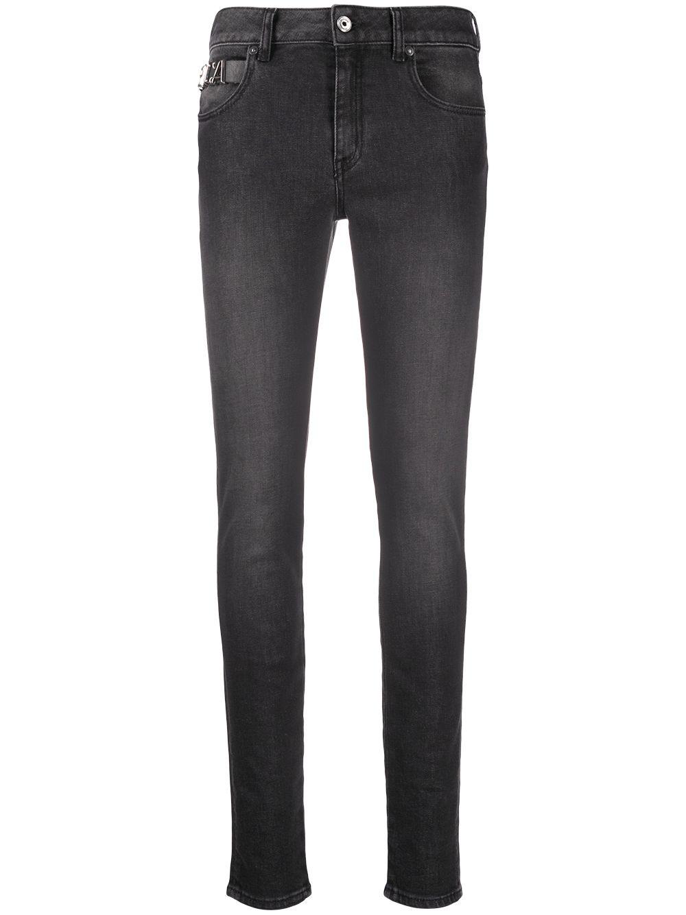 logo-plaque slim jeans by JUST CAVALLI