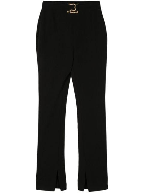 logo-plaque tailored trousers by JUST CAVALLI