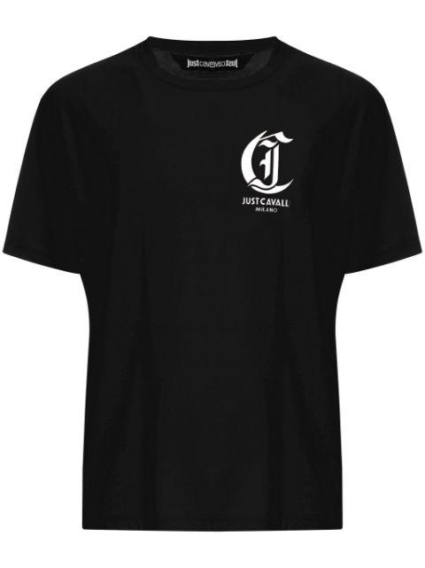 logo-print T-shirt by JUST CAVALLI
