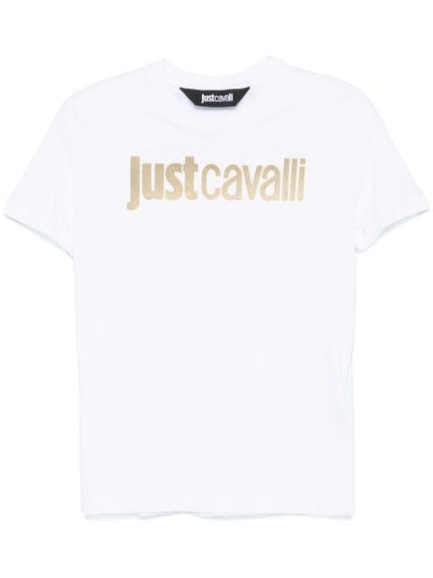 logo-print T-shirt by JUST CAVALLI