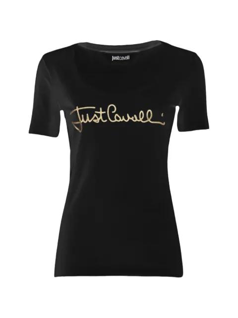 logo-print T-shirt by JUST CAVALLI