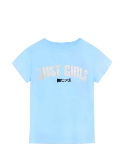 logo-print T-shirt by JUST CAVALLI