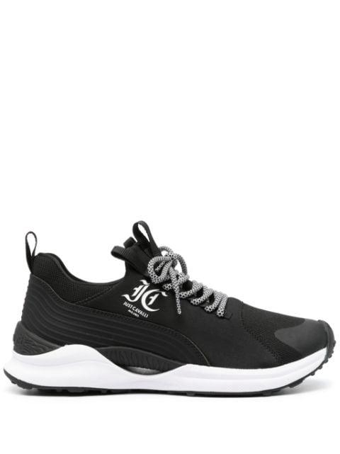 logo-print running sneakers by JUST CAVALLI