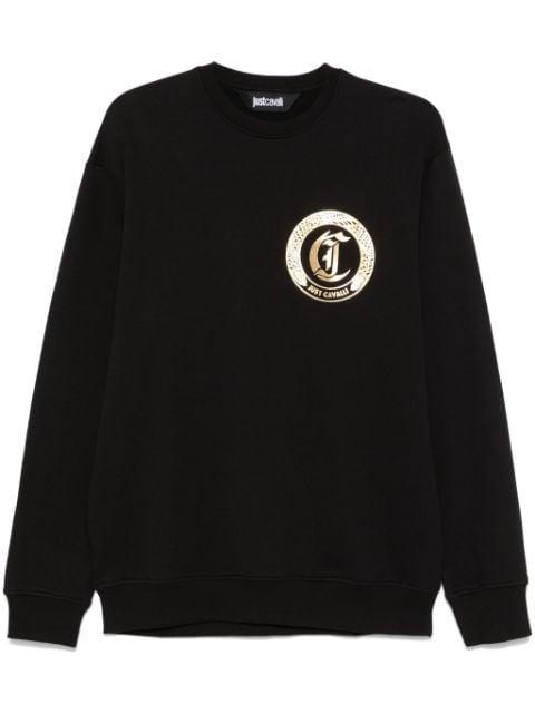 logo-print sweatshirt by JUST CAVALLI