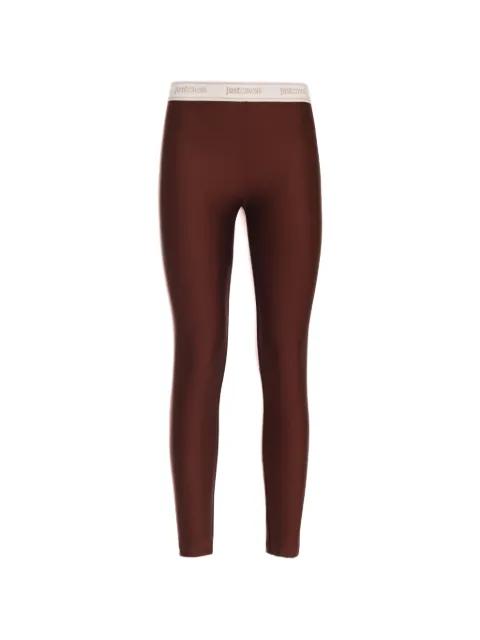 logo-waistband leggings by JUST CAVALLI