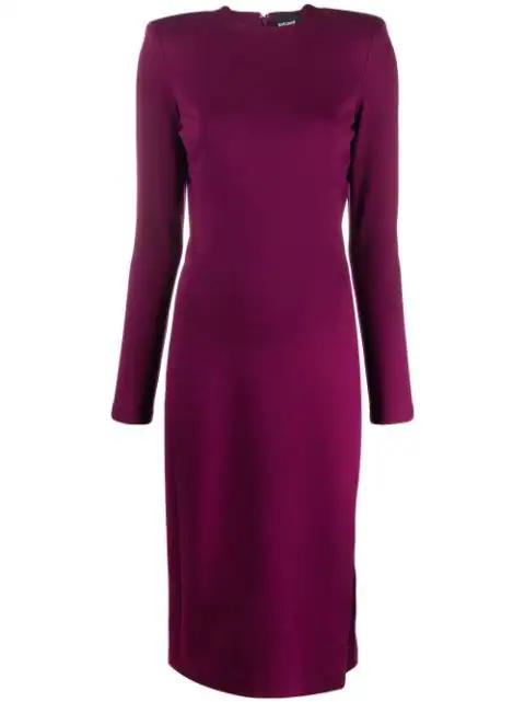 long-sleeves midi dress by JUST CAVALLI
