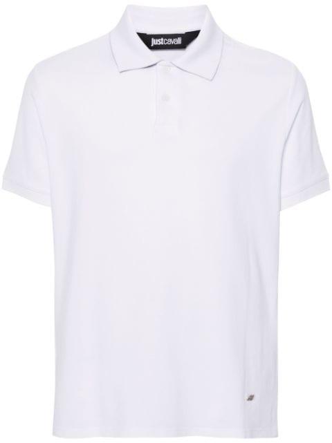 piqué-weave polo shirt by JUST CAVALLI